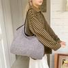 Сумка Плюшевая Премиум Сумка подмышку 2025 Новая Мода Большая Вместимость Наплечная Сумка-тоут Простая Сумка для мамы и ребенка