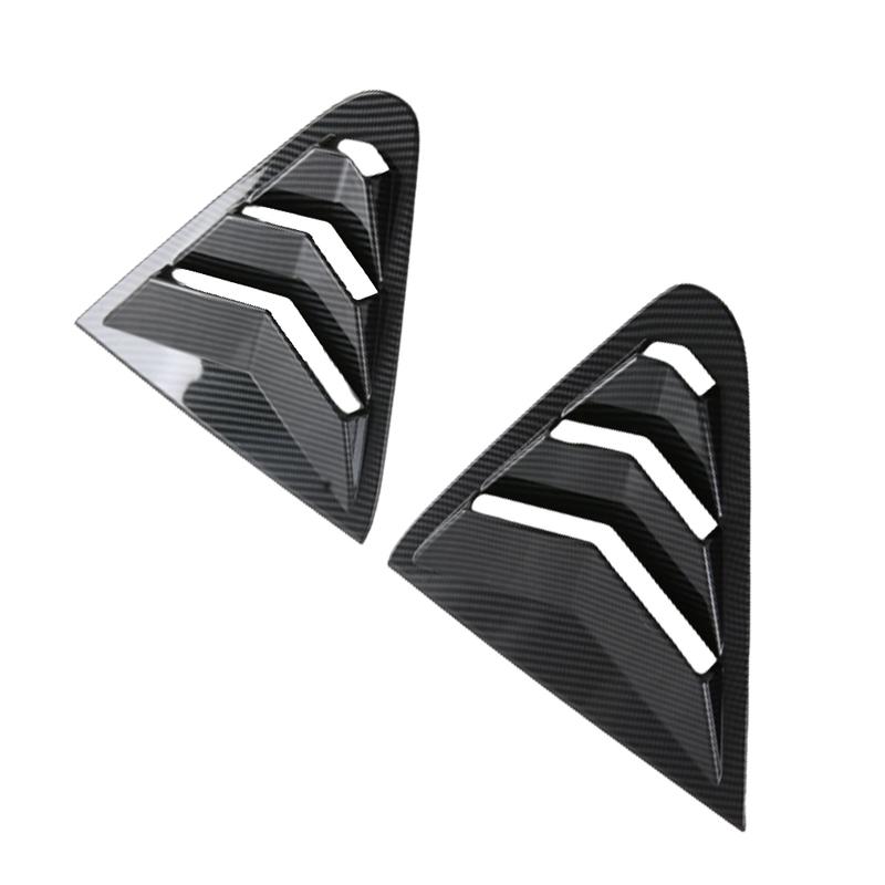 1 Pair Car Rear Tail Frame Cover Trim Strip for Subaru Crosstrek 2024 Carbon Fiber Style Car Accessories