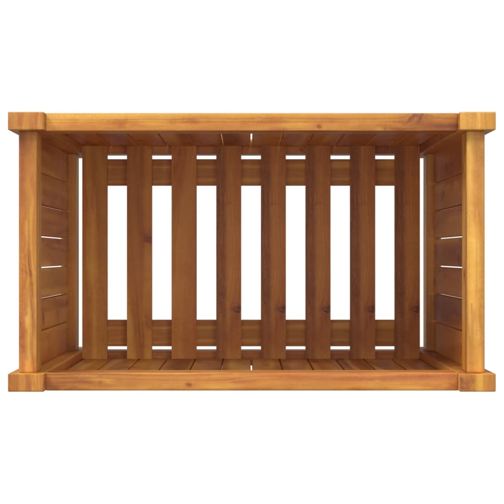 Plant Pot with Liner 54 x 31 x 50 cm Solid Acacia Wood