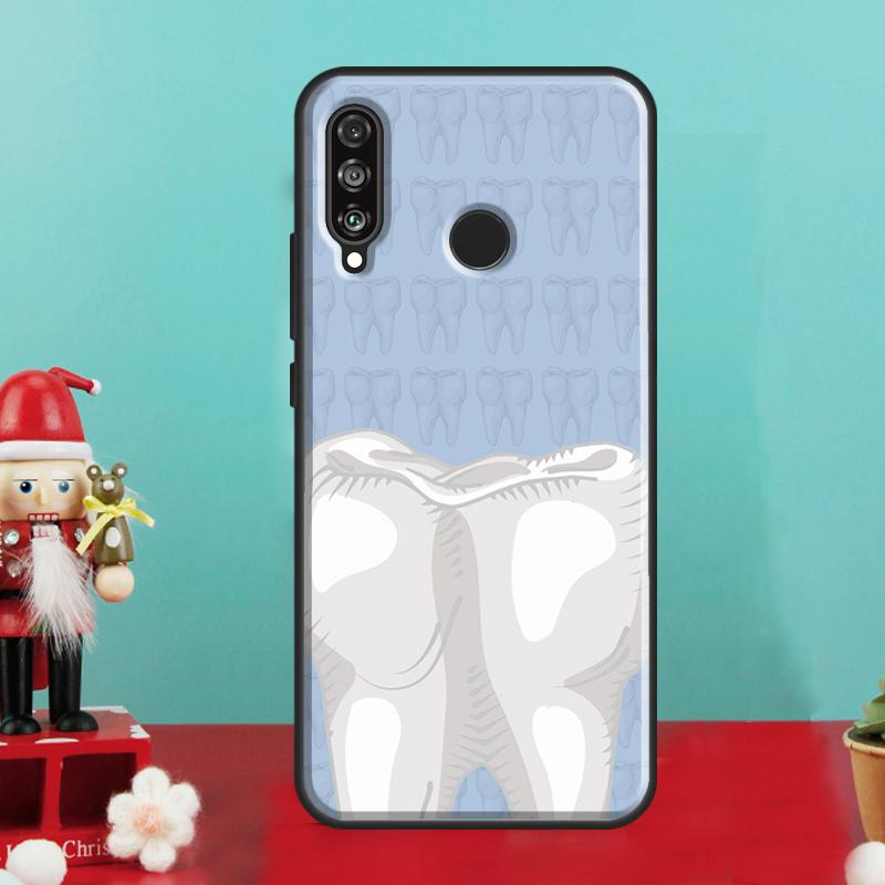 Чехол с рисунком зуба для стоматолога для Huawei Nova 12i 12s 11i 8i 9 10 SE Y90 Y60 Y70 Y72 Y73 Y61 Y91 P30 P40 Lite P60 Pro
