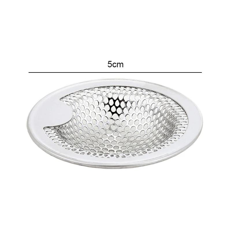 Kitchen Sink Filter Stainless Steel Sink Strainer Mesh Bathroom Floor Drains Catcher Waste Drain Hole Filter Kitchen Accessories
