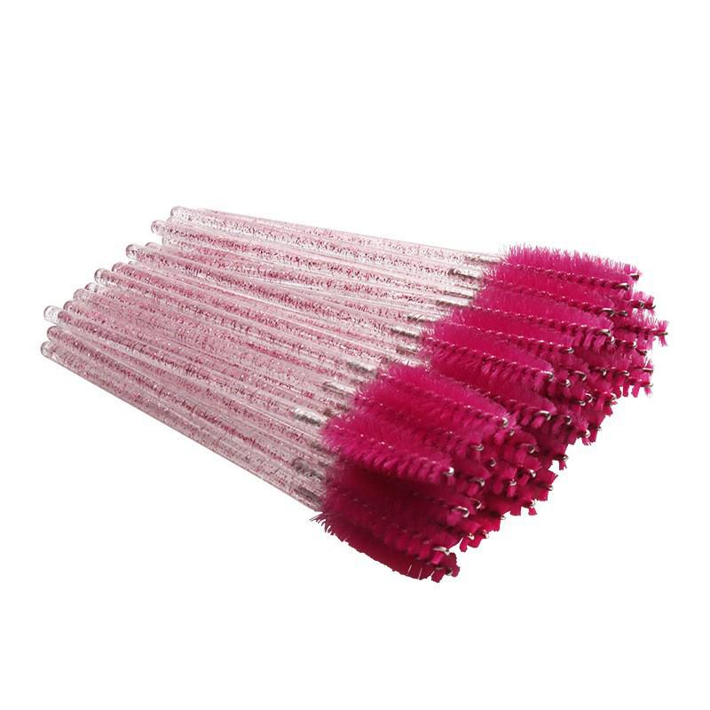 Disposable Crystal Rod Eyelash Extensions Brush - Spiral Curl Comb