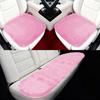 X AUTOHAUX Canvas Seat Cushions for Kei and Other Suitable for and Rear Set of Pink Cars, Cars, Vehicles, Driver, Passenger, Seats, 3, Washable, Cute,