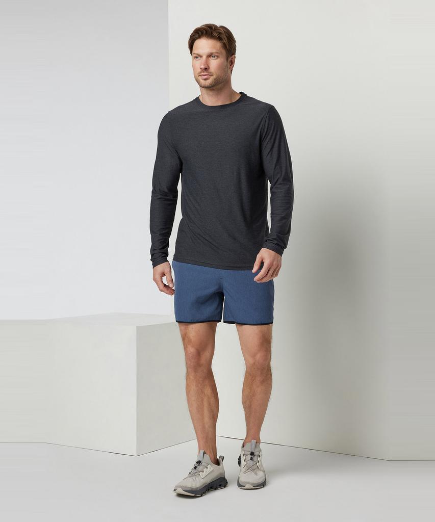 VUORI [Men'S] Long Sleeve Stratotech Tee_Charcoal Vr16121020