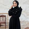 Frilly Pearled Women Long Dress Abaya