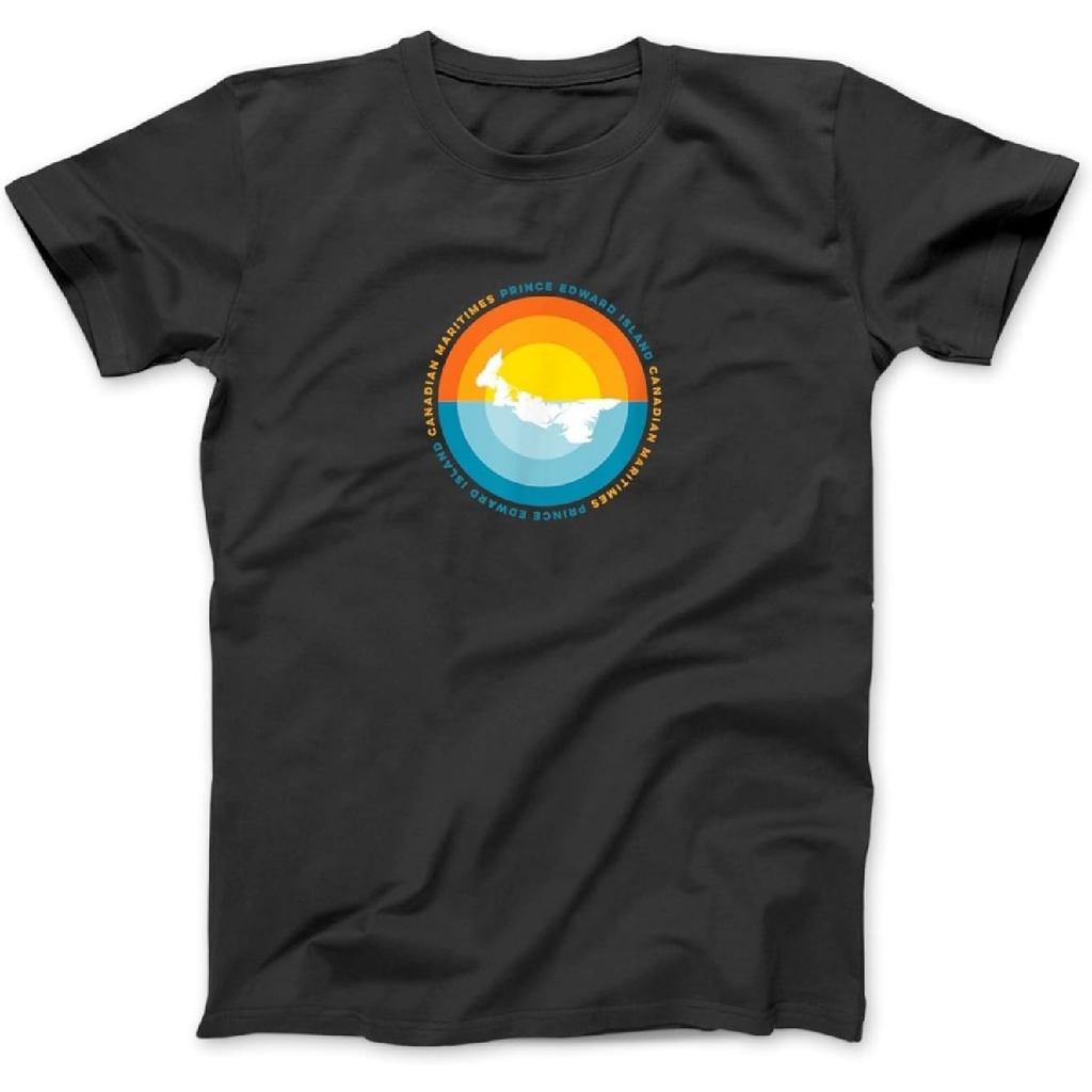 Prince Edward Island Canada Sunset T-Shirt Sweatshirt Hoodie for Men Women Kids Made in Canada Black