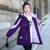 Winter Women  Parka Coat Thickened Warm Workwear Cotton Jacket Fashion Outwear