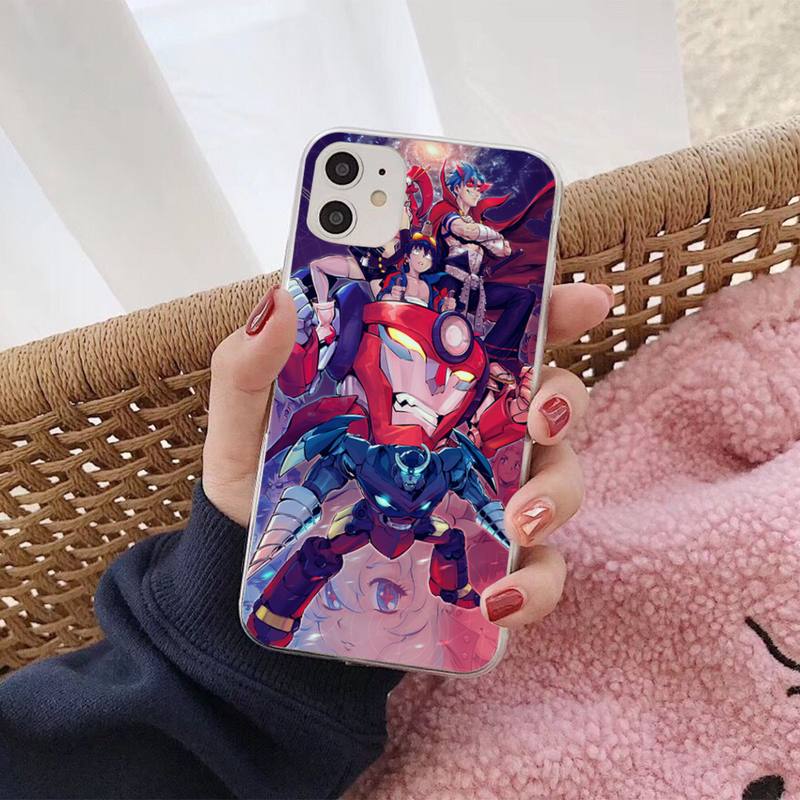 Чехол Tengen Toppa Gurren Lagann для iPhone 11 12 13 mini pro XS MAX 8 7 6 6S Plus X 5S SE 2020 XR