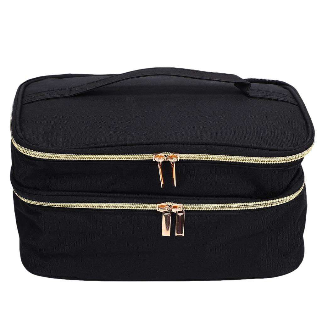 Сумка для хранения швейных принадлежностей 2 слоя ткань Оксфорд сумка-органайзер для швейных аксессуаров с 4 съемными разделителями для