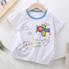 Children's Cotton Short Sleeve Summer Boy's T-shirt Cartoon Short Sleeve Top for Girls