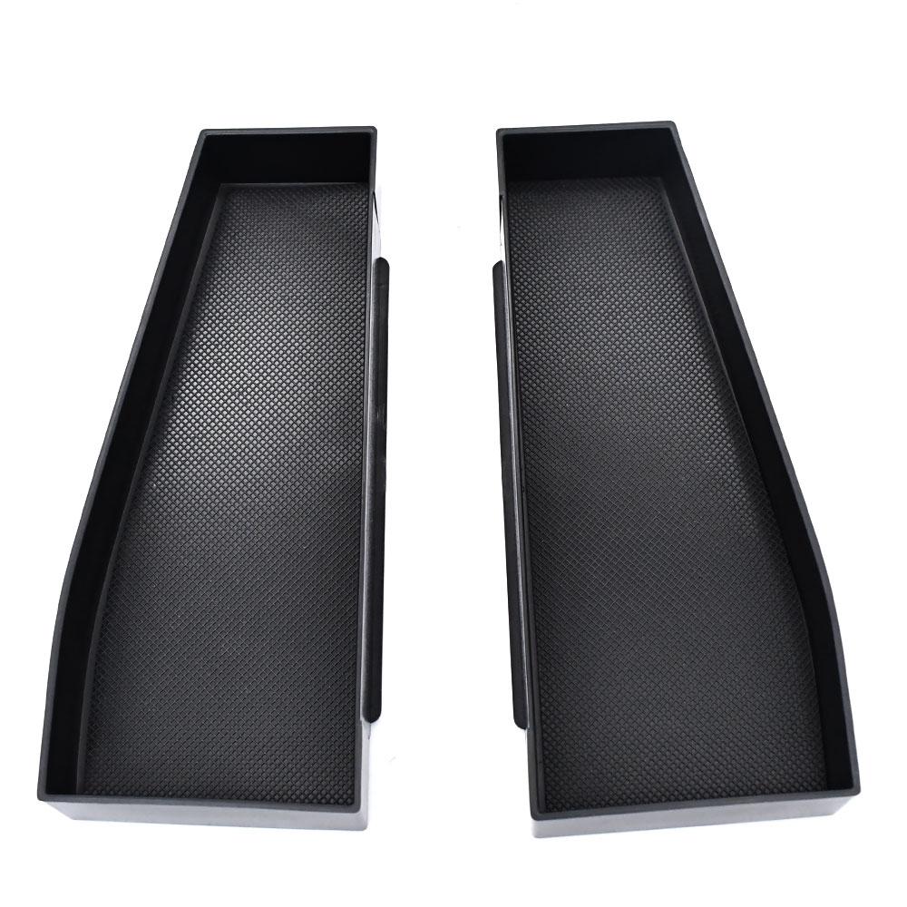 2PCS Car Door Handle Storage Box Door Handle Side Organizer Tray Car Interior Accessories For Tesla Cybertruck 2024+