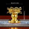 1 шт. Золотой Храм Лотос Молитвенные Аксессуары Лепесток Подсвечник Прочная Конструкция Буддийские Принадлежности Элегантный