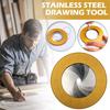 Круговой чертежный инструмент из нержавеющей стали, регулируемый круговой чертежный инструмент, компактный размер, портативный
