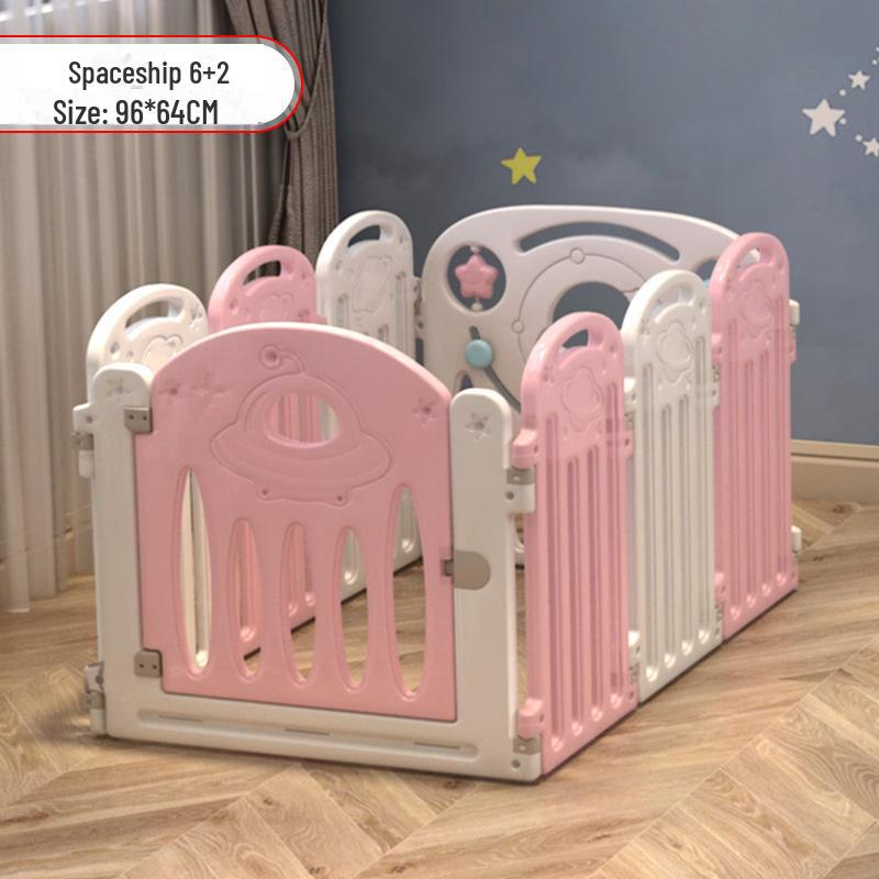 Детский безопасный манеж с ковриком для ползания в помещении и защитой от падений