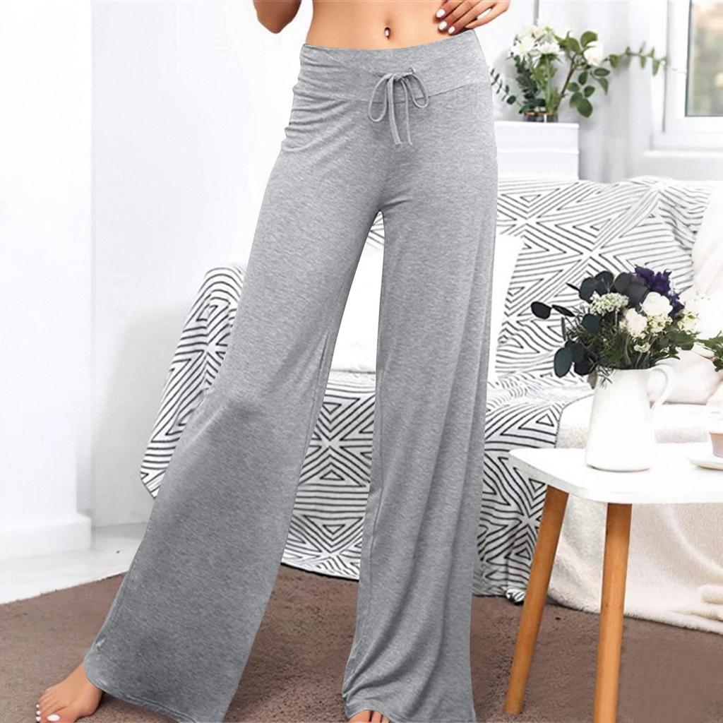 Women's Wide-leg Yoga Pants With High-waisted Sports Trousers