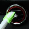 Multifunction Car Air Vent Cleaner Mini Double-end Micro Fiber Vent Duster Removable Cloth Cover Portable Cleaning Brush For Car