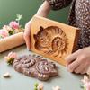 Деревянная и печеньевая буковая трансграничная форма-вырезалка для печенья с цветочным дизайном