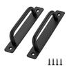 2Pcs Sliding Door Pull Handles Aluminium Alloy Pull Gate Shed Handles Door Window Cabinet Drawer Handles Furniture Hardware