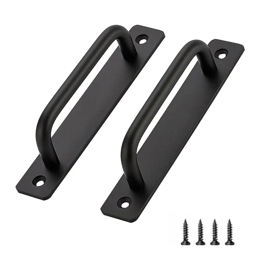 2Pcs Sliding Door Pull Handles Aluminium Alloy Pull Gate Shed Handles Door Window Cabinet Drawer Handles Furniture Hardware