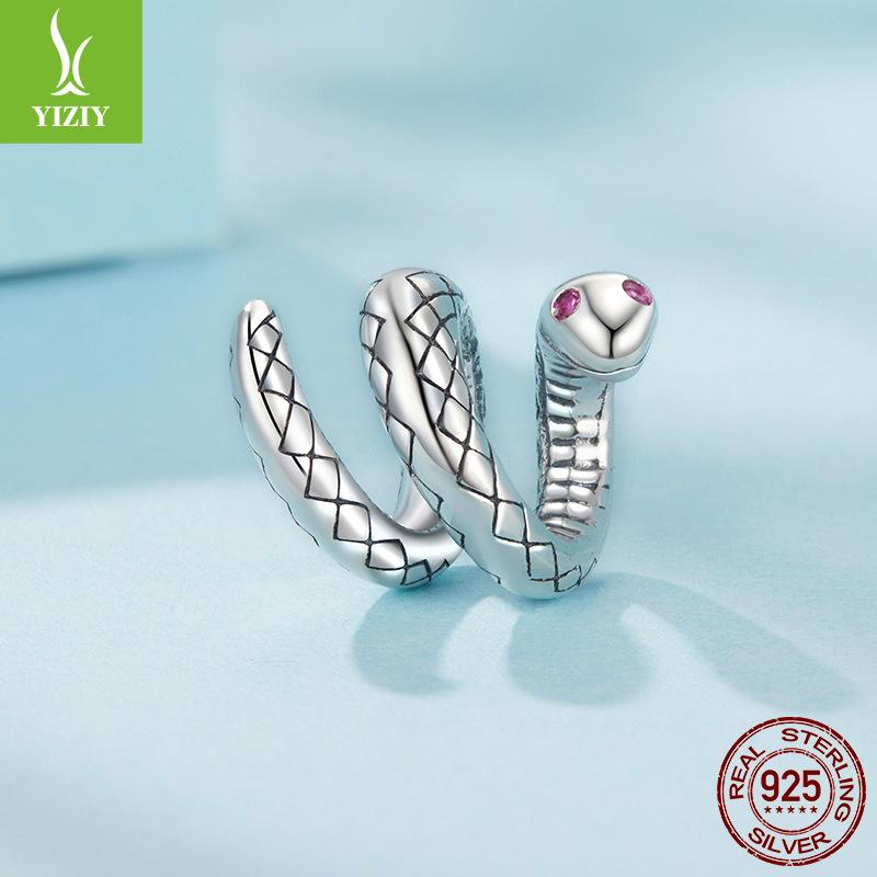 S925 Sterling Silver Snake To Run Beaded Accessories Sterling Silver Diy Lucky Bead Accessories