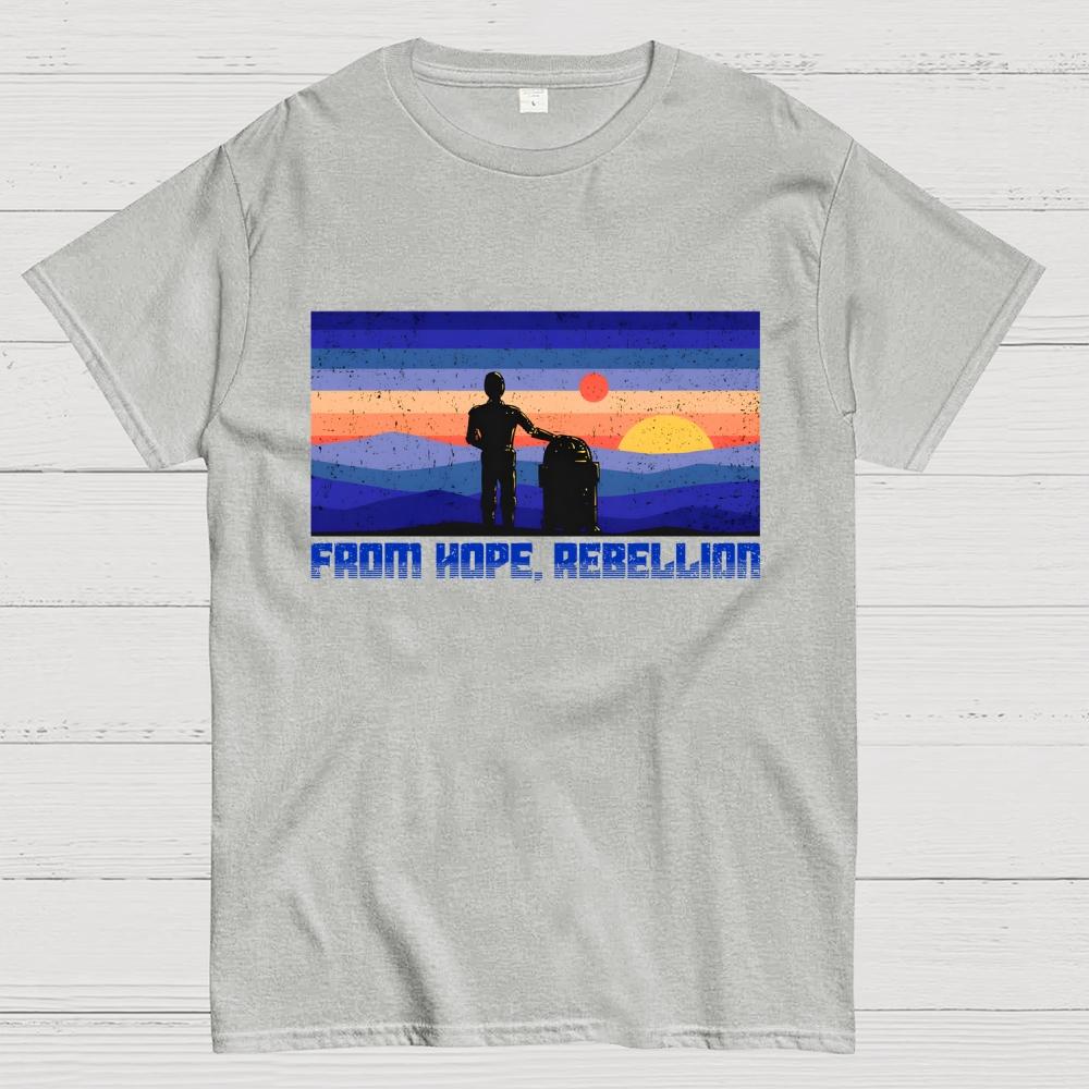 From Hope Rebellion Cotton Summer Casual Cool Loose T-Shirt