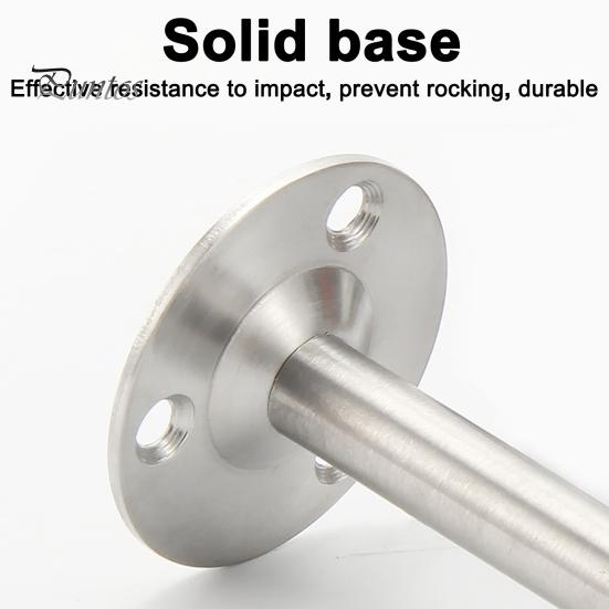 Stainless Steel Door Stopper Wall Protector Adhesive No Drilling Anti-collision Wall Mount Glass Wooden Door Spring Loaded Rubber Bumper Doorstop