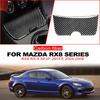 Центральный ящик для хранения панели управления, модифицированная внутренняя наклейка из углеродного волокна для Mazda RX8 RX-8 SE3P JM1FE 2004-2008, аксессуары