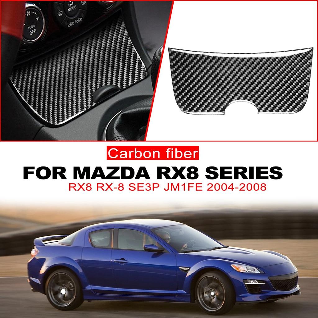 Центральный ящик для хранения панели управления, модифицированная внутренняя наклейка из углеродного волокна для Mazda RX8 RX-8 SE3P JM1FE 2004-2008, аксессуары