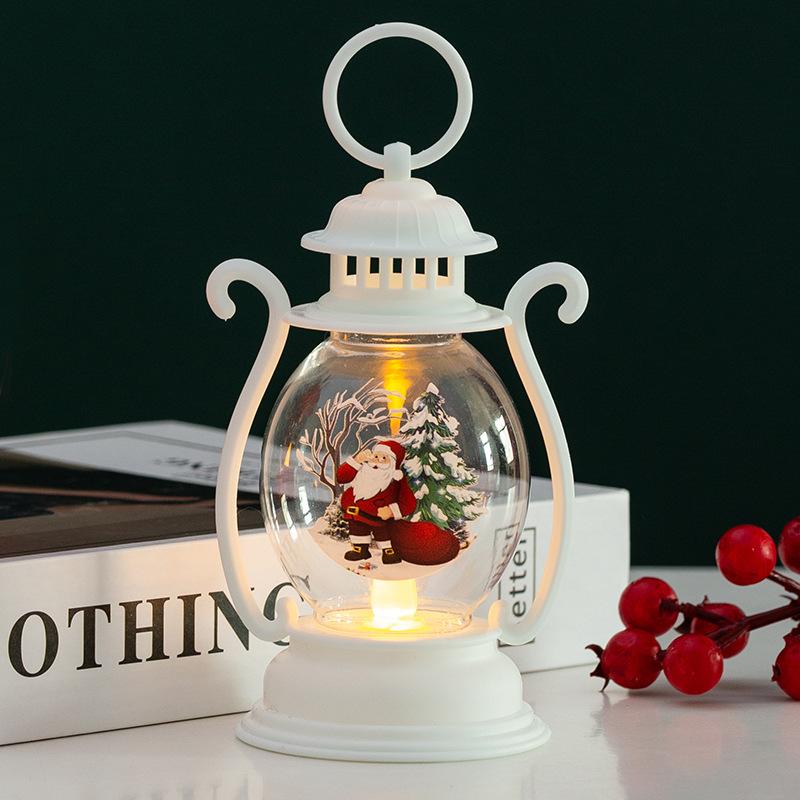 Christmas Decorations, Luminous Creative Small Oil Lamp Handheld for Children,New Cross-border Style and Hanging Ornaments