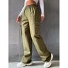 Streetwear Long Pants With Pockets Fashion High Waist Cargo Pants Autumn Casual Loose Pants Pantalon Women Clothes 29443
