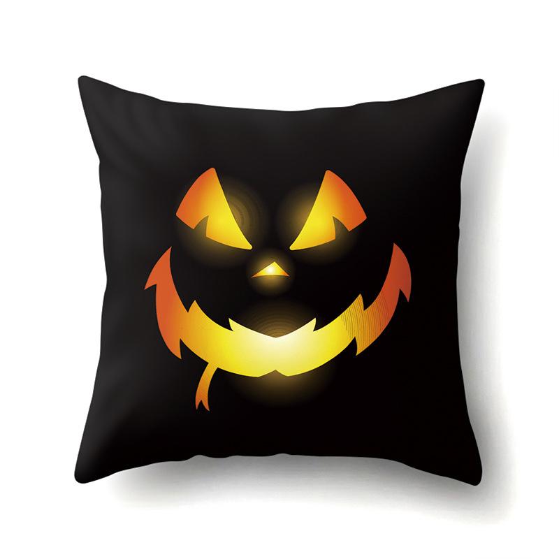Хэллоуин Наволочка Подушка для поясницы автомобиля Тыква Чехол для диванной подушки Офис Дом Гостиная Наволочка