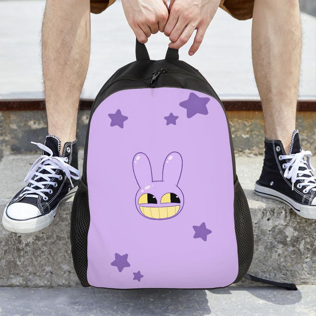 Jax Cartoon Digitals Circus Women Backpack Classical Student School Bag Laptop Backpack Kids Travel Shoulder Bag