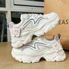 2024 Брендовые кожаные женские кроссовки Белые женские спортивные кроссовки на платформе Женские вулканизированные туфли Кроссовки повседневные женские