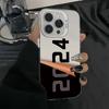 Цветной серебристый чехол 2024 года подходит для мобильного телефона Apple 15promax, чехол для iphone13pro, противоударный 1214/11, защита от отпечатков пальцев.