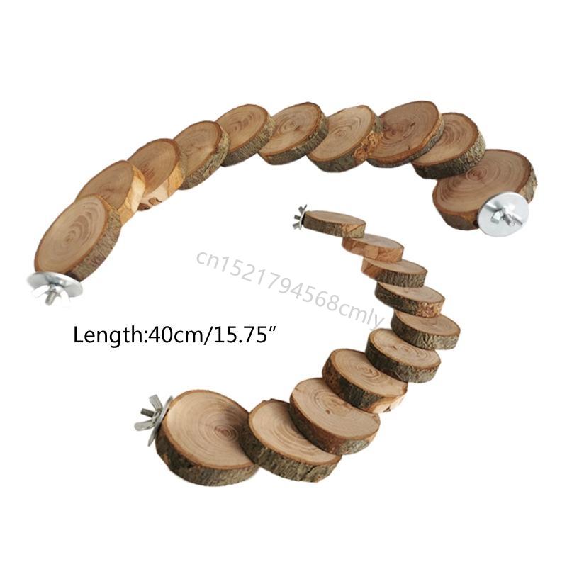 Лестница для хомяка Деревянные кубики Игрушка-грызунок для морской свинки Ежа Мыши Сахарного поссума Белки Бурундука Лазание 10 ступеней 6XDE