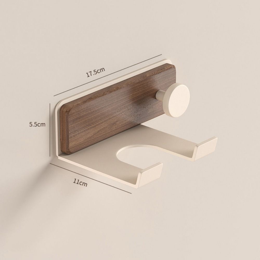 No Drilling Bathroom Shelf Wall Mount Hairdryer Storage Rack Hair Blow Dryer Stand Bedroom