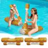 2 Sets Interesting Inflatable Adults Floating Swimming Pool Water Rafts Toy, PVC Stick