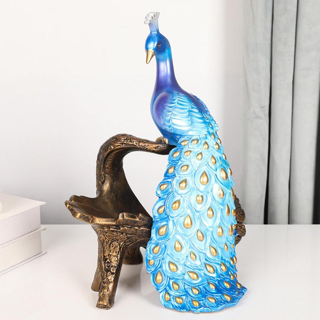 Peacock Wine Holder Stylish Bottle Creative for Dining Room