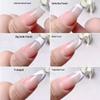 French Tip Nail Stamper - Transparent Silicone Nail Art Tool Set