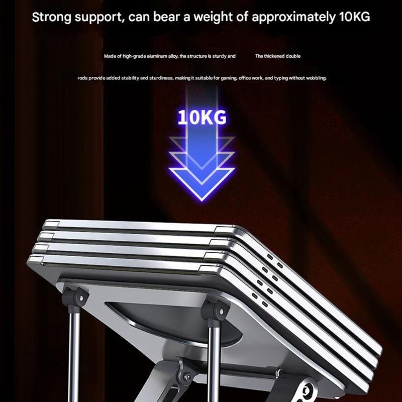 Aluminium Tablet Holder Stand Portable Foldable Desktop Bracket Support Stand For Tablet Laptop Desktop Holder