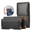 Leather Phone Bags Belt Case for Iphone 16E 16 Pro Max 11 12 13 Mini 14 15 Pro Plus XS MAX XR Belt Clip Waist Magnetic Vertical Flip Phone Cover Case