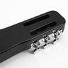 Batking Lap Steel Guitar, 6-струнная, с прорезной головкой грифа, электрическая слайд-гитара, черная