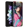 A-Apothecary D-Diaries Maomao Black Phone Case For Samsung ZFlip7 ZFlip6 ZFlip5 ZFlip4 ZFlip3 5G Hard Protective Galaxy Z Flip 3