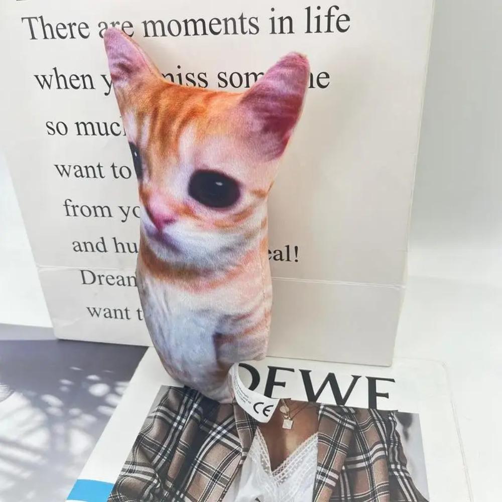 Comfort Stuffed Lifelike Cats Plush Toy Cute Cat Plush Toy American Shorthair Cat Doll Home