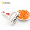1-Piece 360-Degree Rotating Blade Eco-Friendly Stainless Steel Manual Potato Vegetable Peeler Plastic Handle Easy
