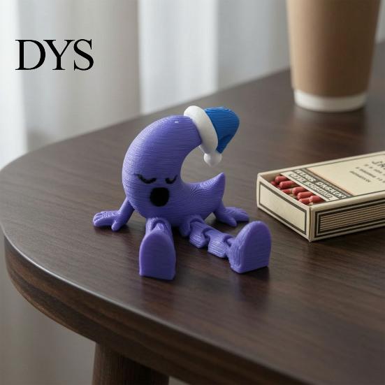 Портативное настольное украшение, фигурка Погодного гнома, 3D-печатная серия с подвижными частями, настольная игрушка, миниатюрные модные украшения, креативный коллекционный декор