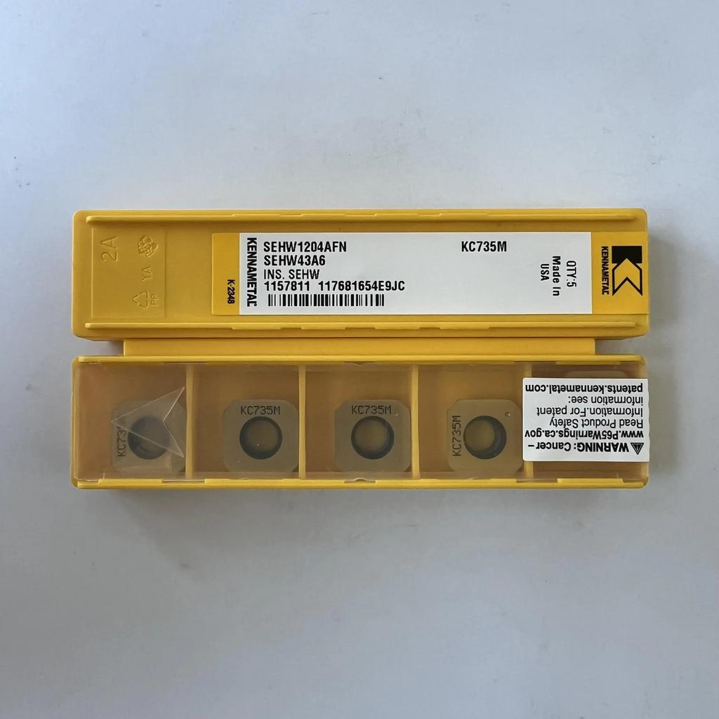 KENNAMETEL / SEHW1204AFN KC735M / Original Carbide Blade 10 Pcs