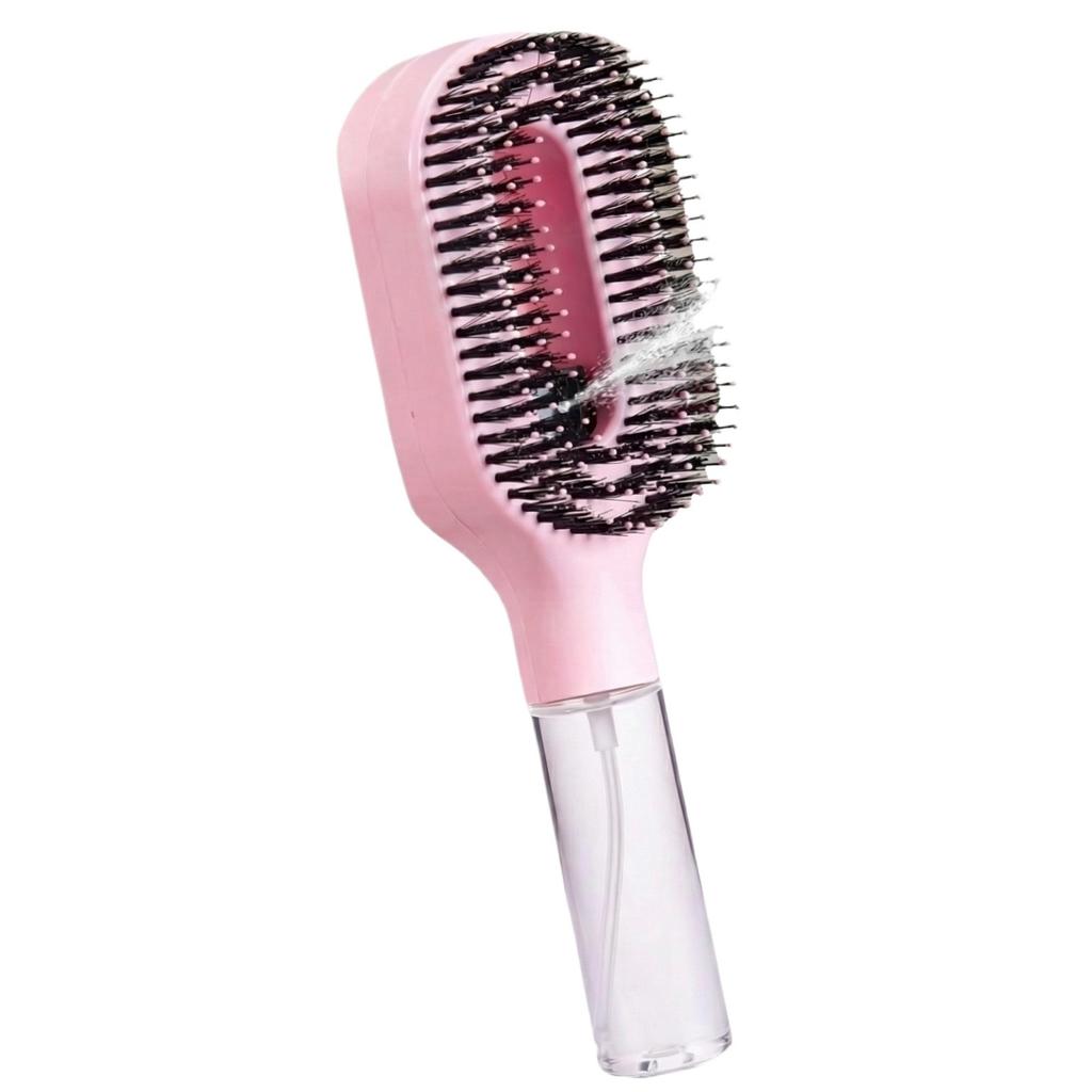 Water-Spray Hairbrush With Handle, One- Spray, -Frizz Hairbrush