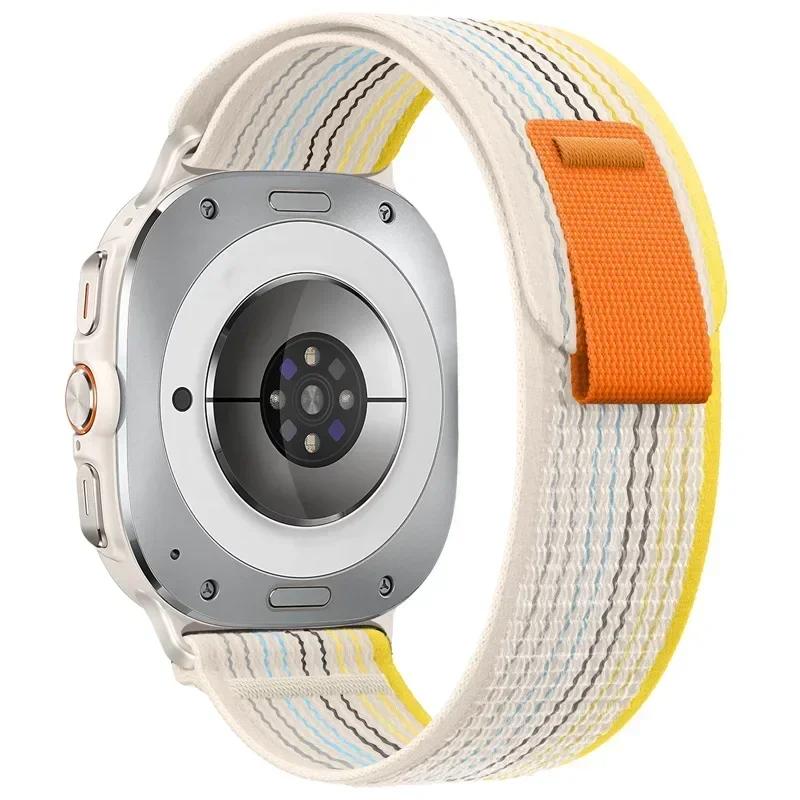 Нейлоновый ремешок Trail Loop для Samsung Galaxy Watch Ultra 47 мм Без зазоров Спортивный браслет Ремешок для Samsung Watch Ultra band Correa