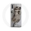 Case - Samsung - Galaxy A70 - Flexible - Grey - Cute Bengal Kitten
